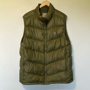 Mountain Hardwear Green Puffer Jacket Quilted Insulatation Vest